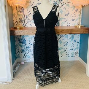 Abercrombie and Fitch black lace dress